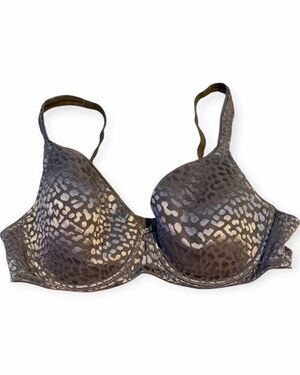 SOMA Metallic Tan Leopard Print Full Coverage Underwire Bra 40C